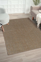 Doku DH006 Kahverengi Hav Toz Vermez Dokuma Kilim